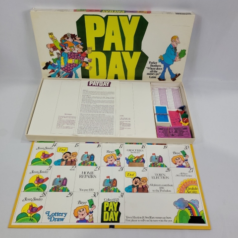 Payday Vintage 1975 Board Game by Parker Brothers C7